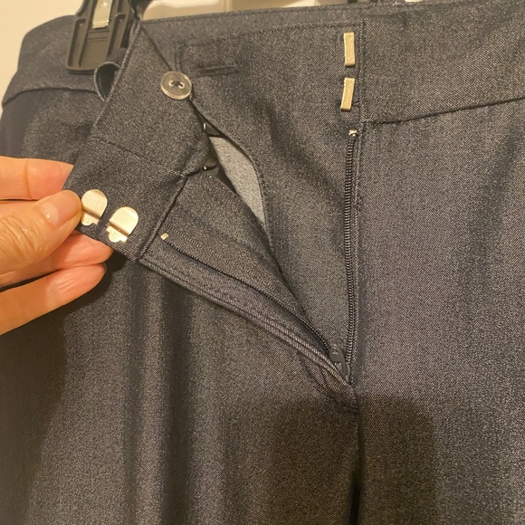 Worthington Women's Modern Fit Blue Denim Trouser Pants In Size 8 - Picture 5 of 15